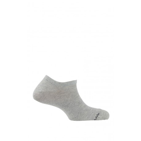 Chaussettes invisibles unies en coton