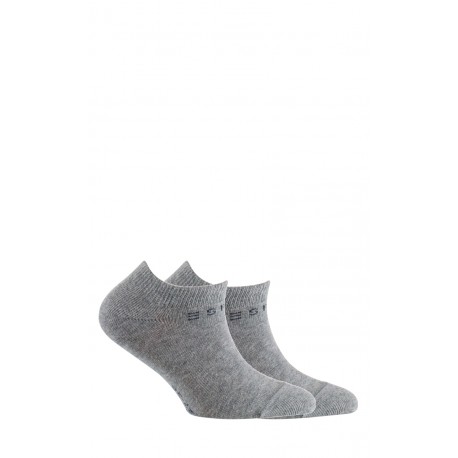 Lot de 2 paires de chaussettes invisibles en coton