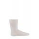 Chaussettes à côtes bord non comprimant