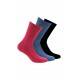 Lot de 3 paires chaussettes unies