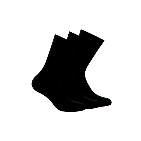 Lot de 3 paires chaussettes unies