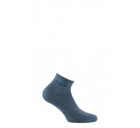 Socquettes unies en coton