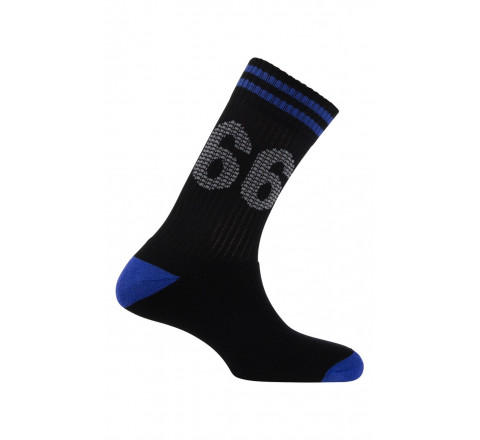 Chaussettes 66 à côtes en coton