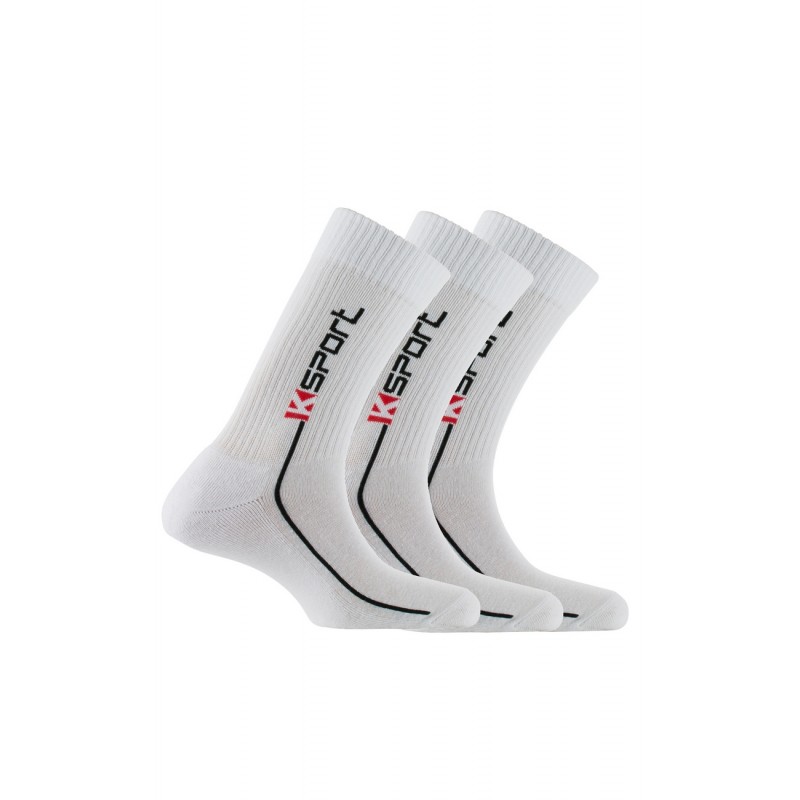 Kindy homme : Pack 3 chaussettes k-sport grandes tailles