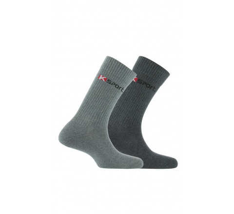 Pack de 2 paires de chaussettes K-sport