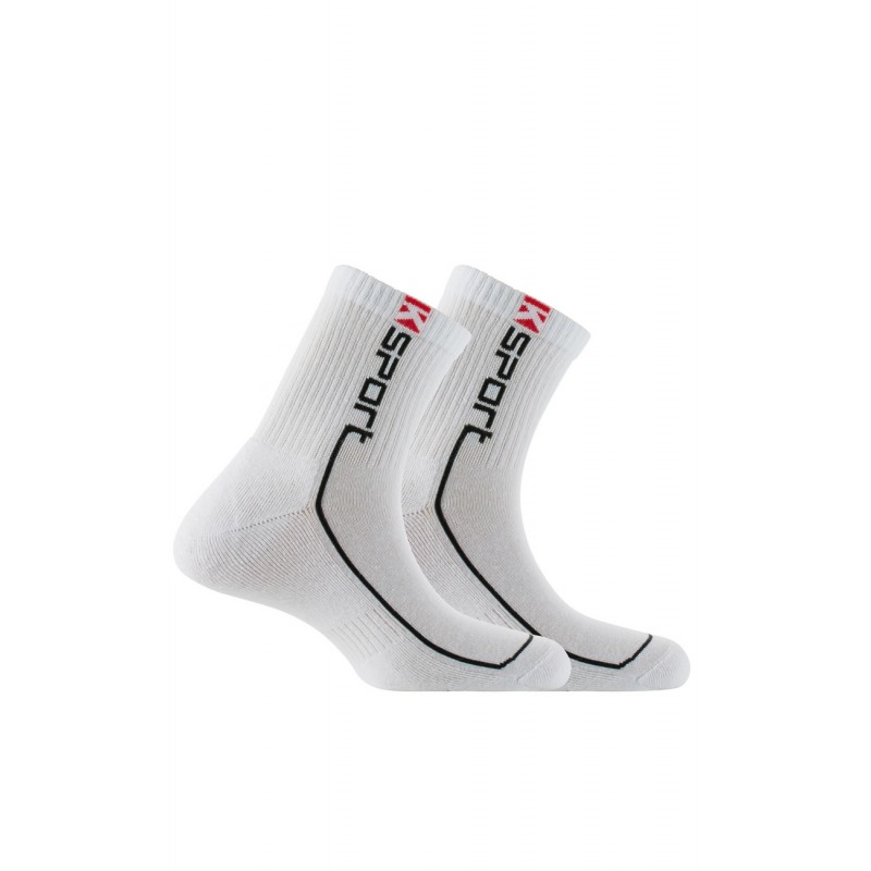 Pack de 2 paires de chaussettes invisibles sport - Chaussette sport Homme