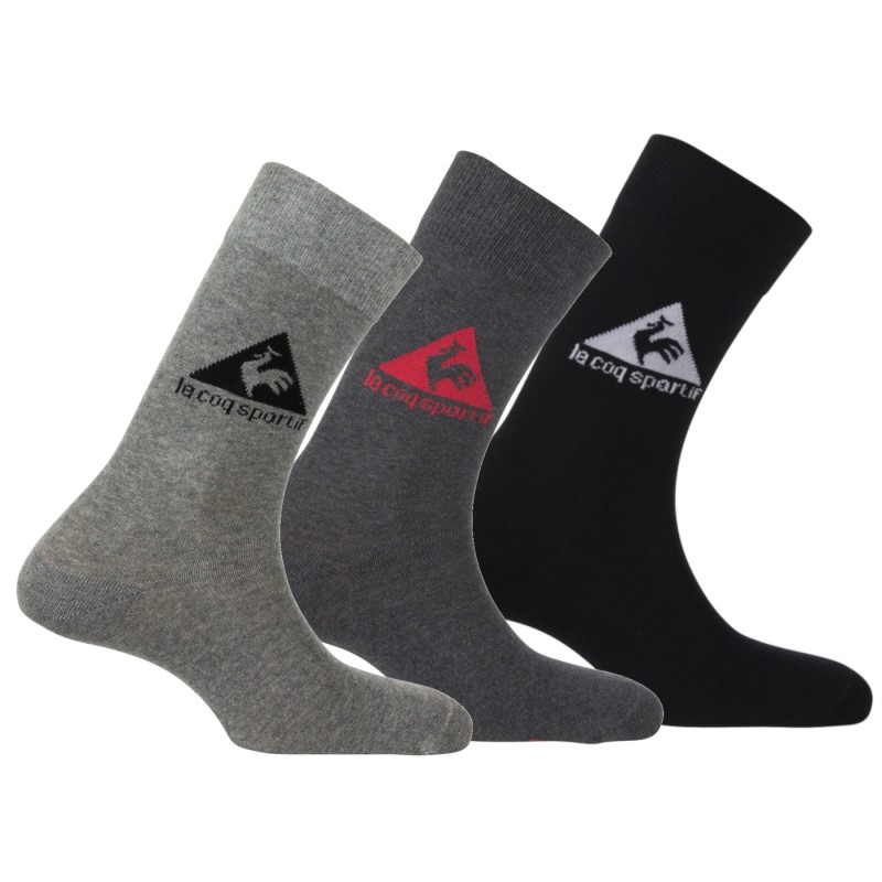 Le Coq Sportif enfants : Lot de 3 paires de chaussettes invisibles