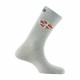 Mi-chaussettes motif symbole Peace & Love en coton