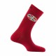 Mi-chaussettes motif symbole Peace & Love en coton