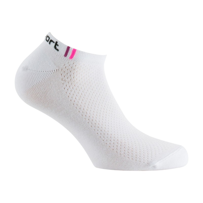 LOT DE 2 PAIRES DE CHAUSSETTES SOCQUETTES INVISIBLES BLANCHE ET