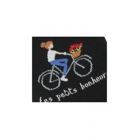 Mi-chaussettes Petits Bonheurs en coton