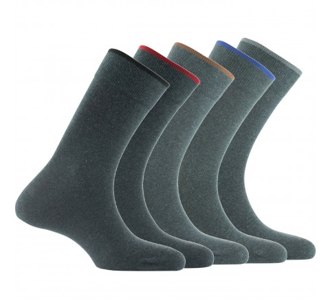Lot de 5 paires de chaussettes en coton