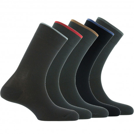 Lot de 5 paires de chaussettes en coton