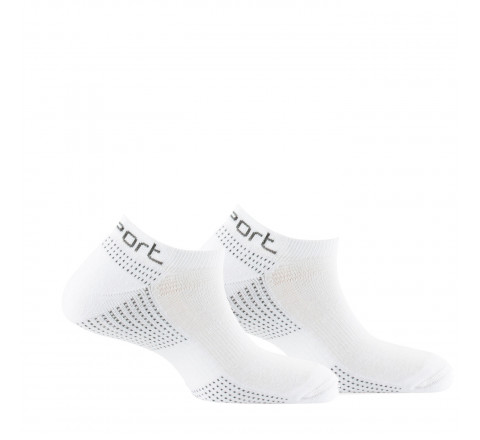 Lot de 2 paires de chaussettes invisibles sport