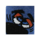Mi-chaussettes Oiseau en coton