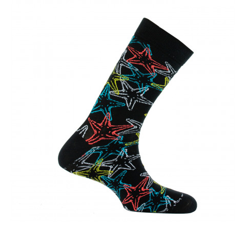 Mi-chaussettes Mixtes Etoiles de mer en coton
